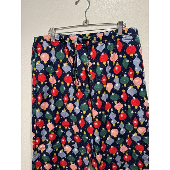 Hanna Andersson Size Medium Christmas Holiday Ornament Flannel Pajamas Pants - Picture 2 of 6